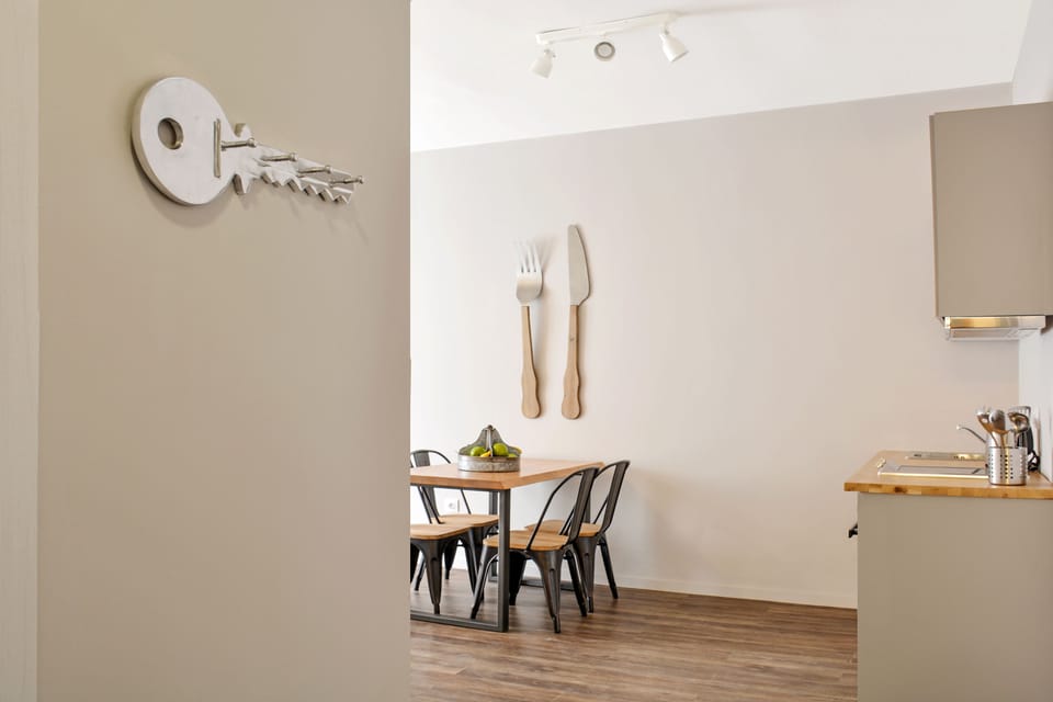 Apartment, 2 Bedrooms, Balcony | Living area | Flat-screen TV
