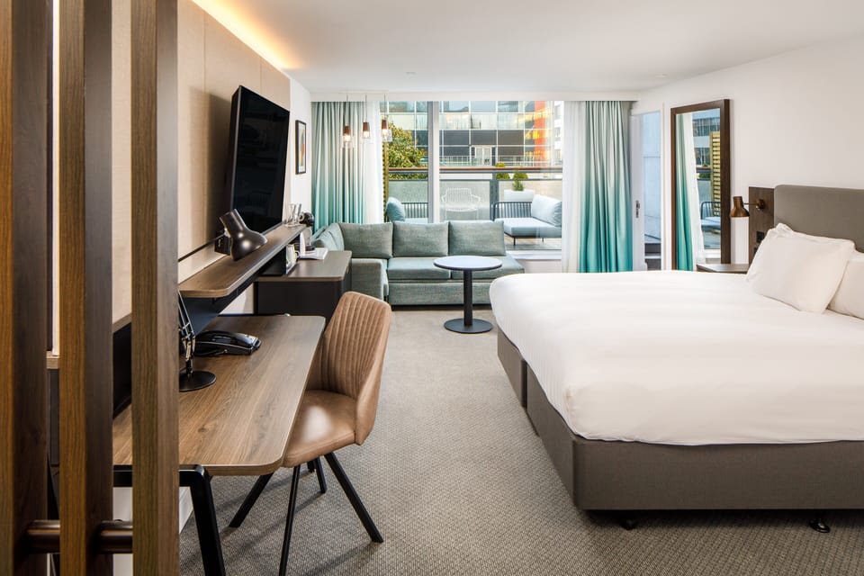 Premium Room, 1 King Bed, Balcony (Super King) | Desk, iron/ironing board, free cribs/infant beds, free WiFi