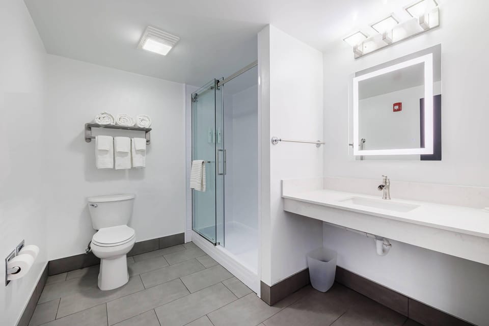 Suite, 1 King Bed, Non Smoking (Upgrade) | Desk, laptop workspace, iron/ironing board, free WiFi