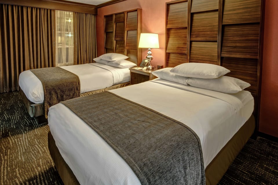Pillowtop beds, in-room safe, soundproofing, iron/ironing board