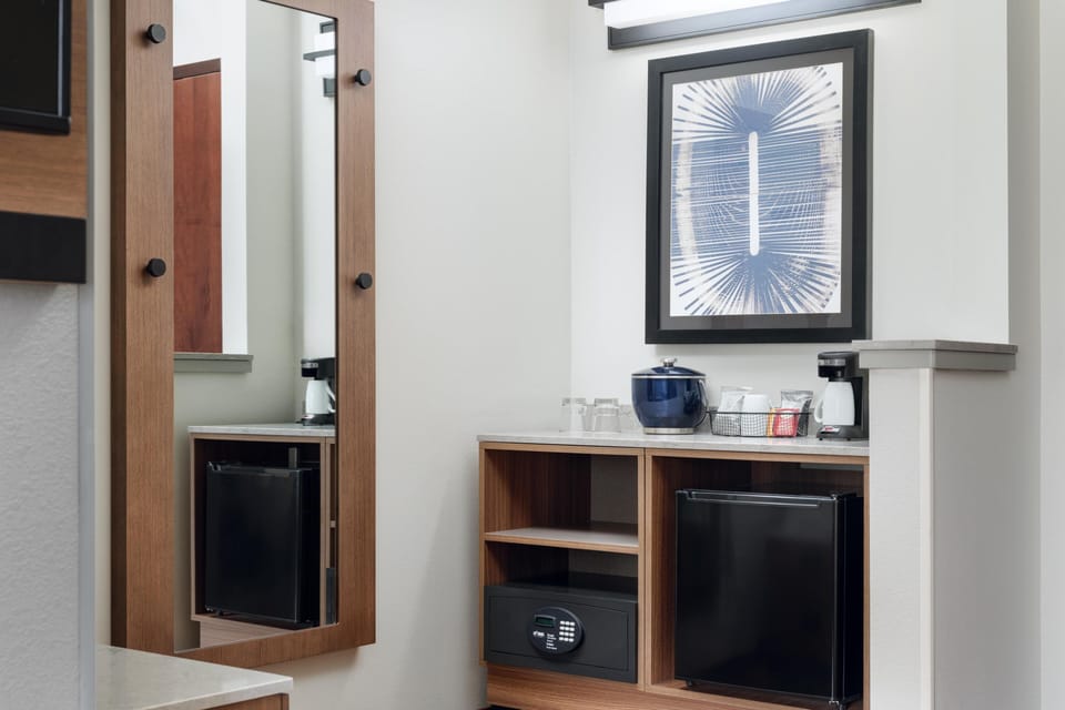 In-room safe, desk, blackout drapes, iron/ironing board