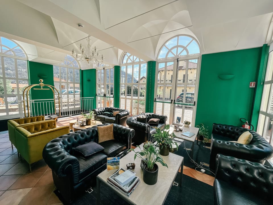 Lobby sitting area