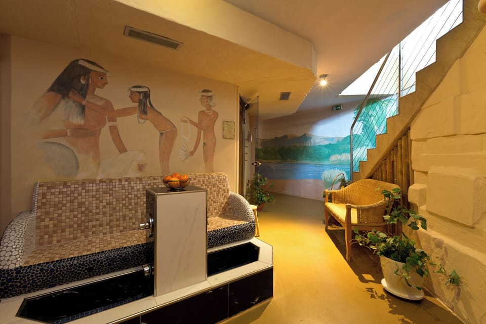 Sauna, hot stone massages, deep-tissue massages, prenatal massages