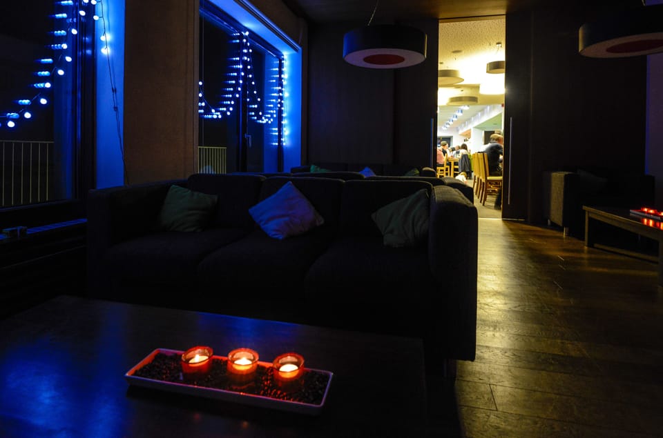 Lobby sitting area