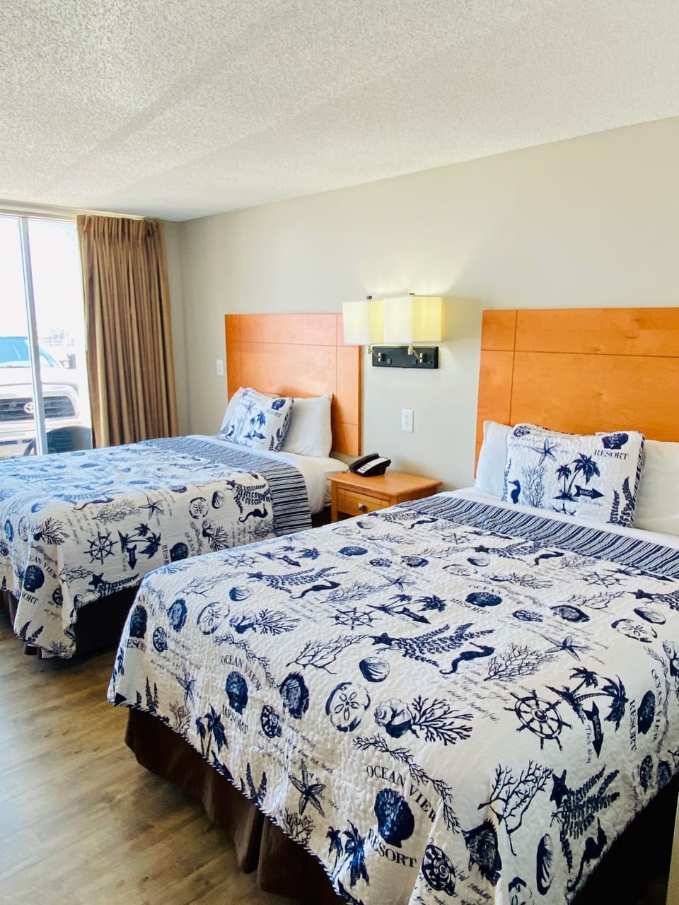 Standard Room, 2 Queen Beds, Non Smoking | Blackout drapes, iron/ironing board, free WiFi, bed sheets
