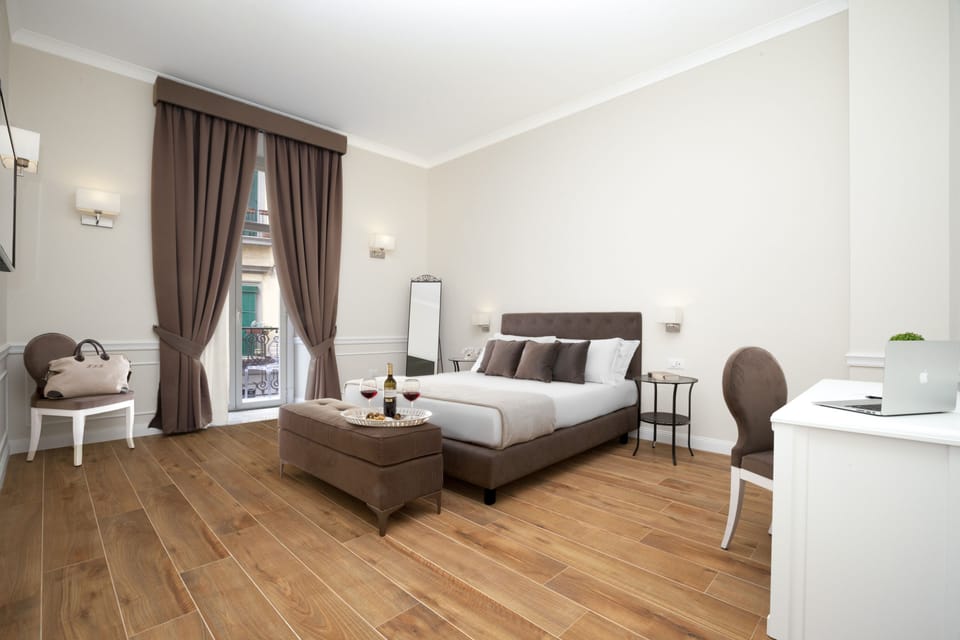 Superior Double Room, City View | Minibar, in-room safe, desk, laptop workspace