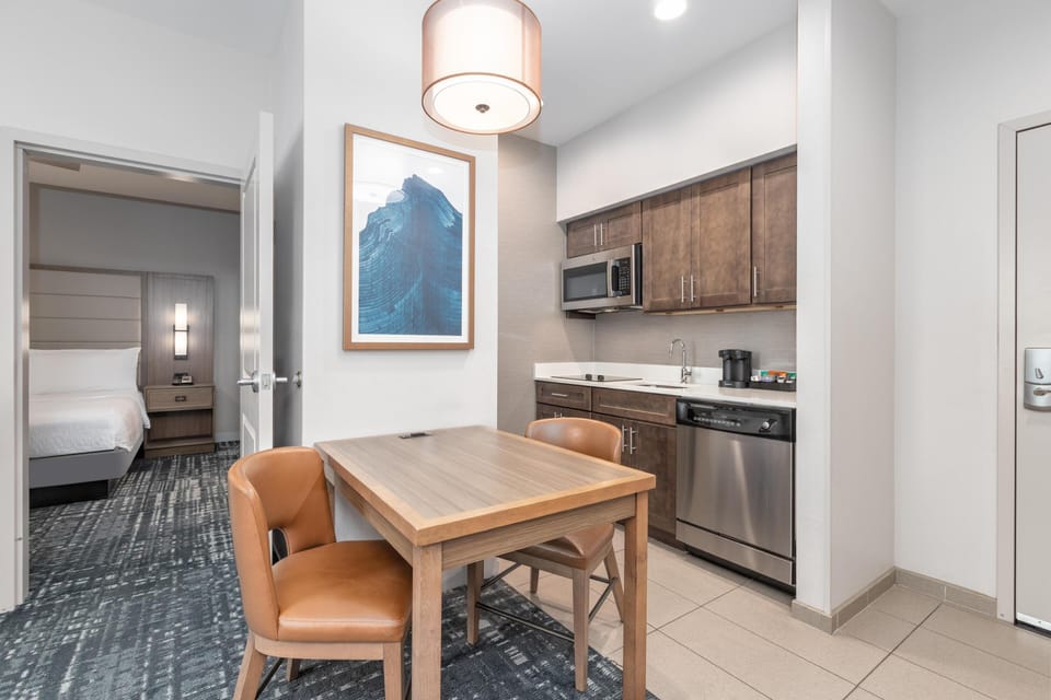 Suite, 1 Bedroom, Non Smoking | Private kitchen | Full-size fridge, microwave, stovetop, dishwasher