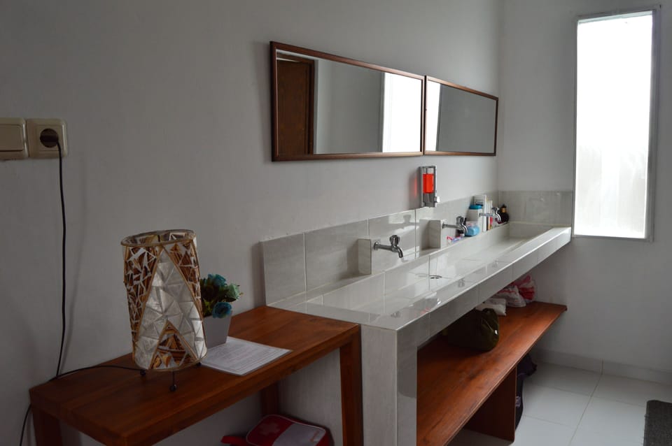 Shared Dormitory, Non Smoking | Bathroom | Shower, bidet, towels