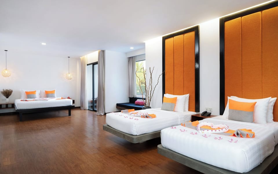 Family Suite, Balcony, Pool View (Free Bus Station Pick Up) | 1 bedroom, down comforters, minibar, in-room safe