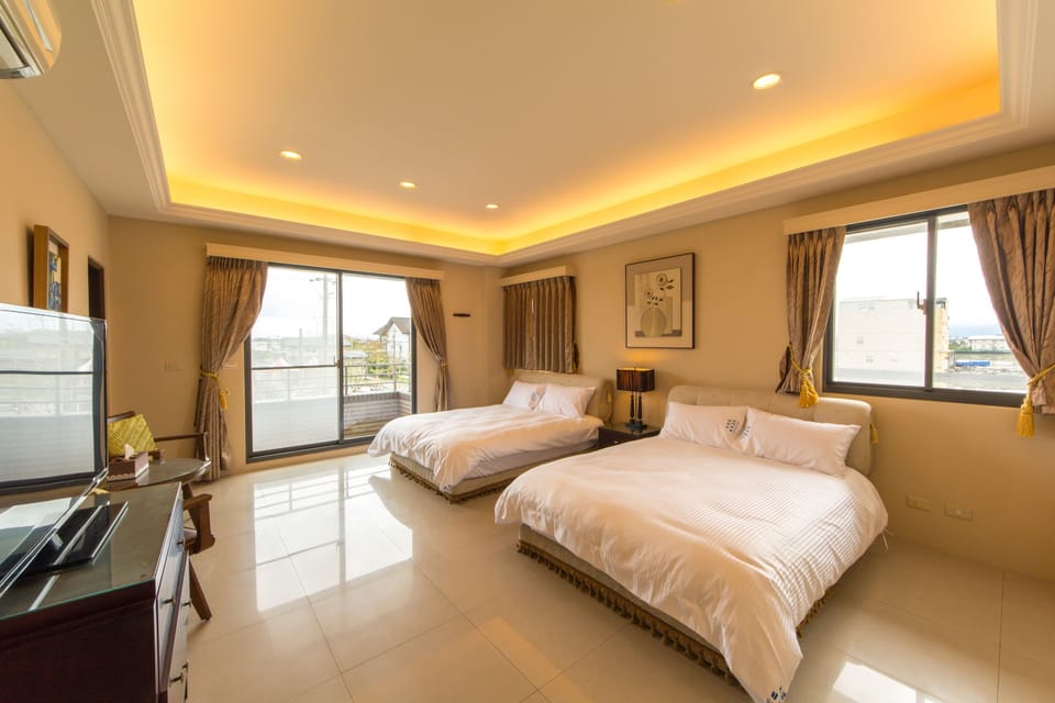 Comfort Quadruple Room, 2 Queen Beds | View from room