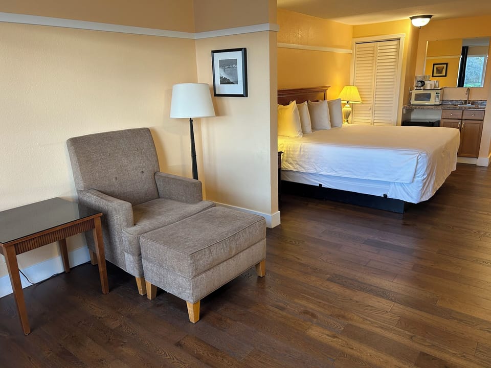 Standard Room, 1 King Bed | Desk, blackout drapes, iron/ironing board, free WiFi