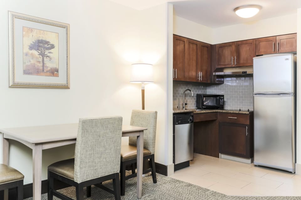 Suite, 2 Bedrooms, Accessible, Kitchen (Accessible Tub) | Private kitchenette | Full-size fridge, microwave, stovetop, dishwasher