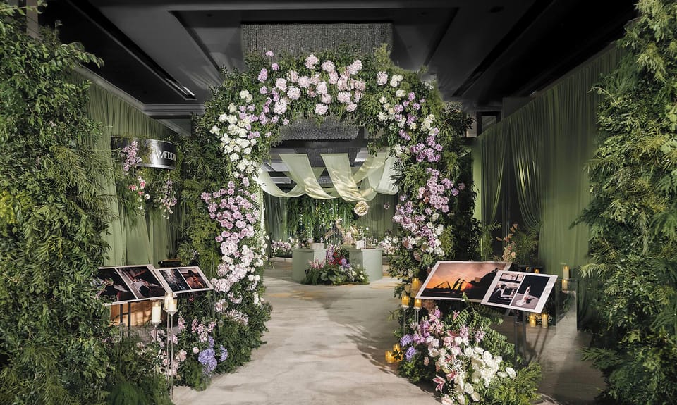 Indoor wedding
