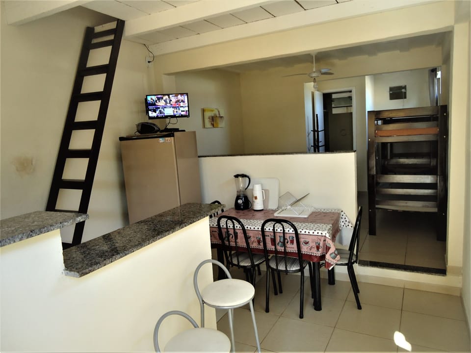 Casa 1 - Loft | Private kitchenette | Full-size fridge, oven, toaster, blender