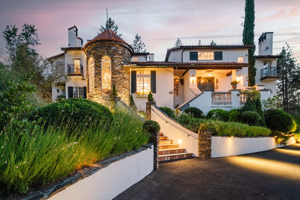 Front of property - evening/night