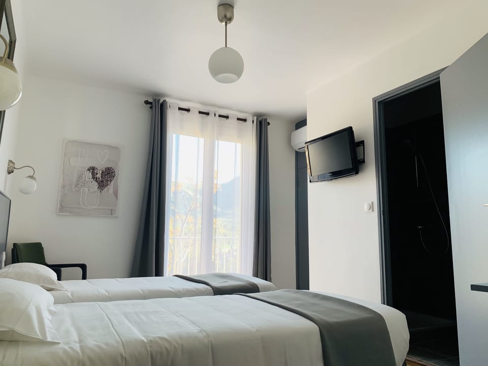 Twin Room (Twin Comfort) | Desk, blackout drapes, iron/ironing board, free WiFi