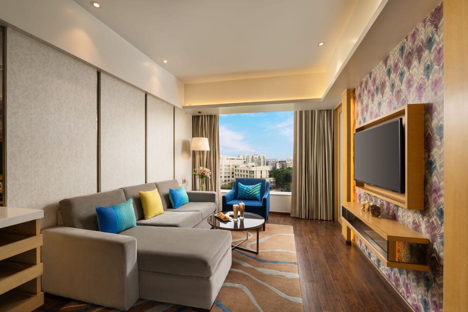 Premium Suite | Living area | TV