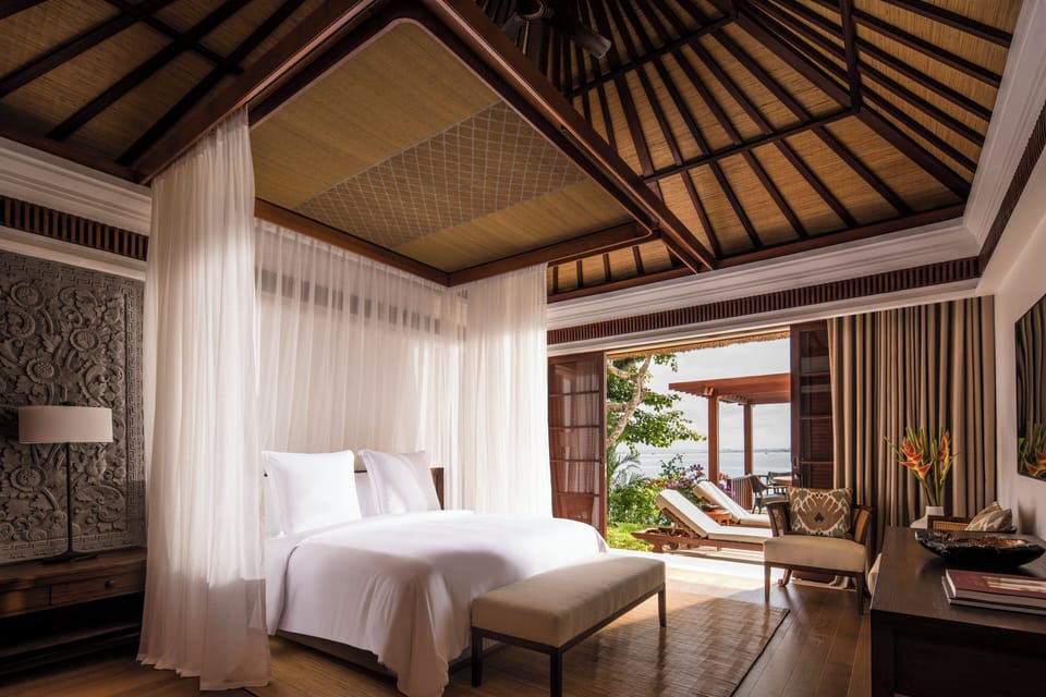 Premier Villa, 2 Bedrooms (Ocean) | Minibar, in-room safe, desk, iron/ironing board