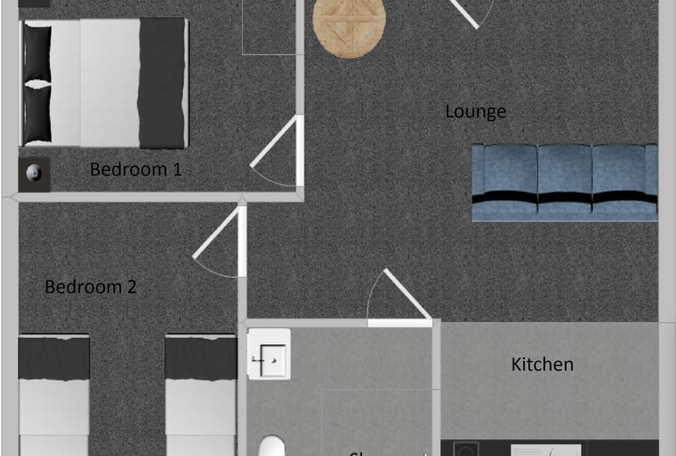 Two Bedroom | Floor plan