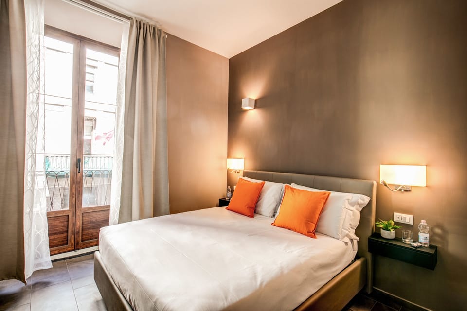Premium bedding, down comforters, memory foam beds, minibar