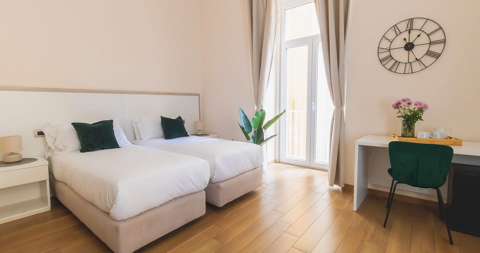 Deluxe Double or Twin Room, Balcony | Premium bedding, desk, soundproofing, iron/ironing board