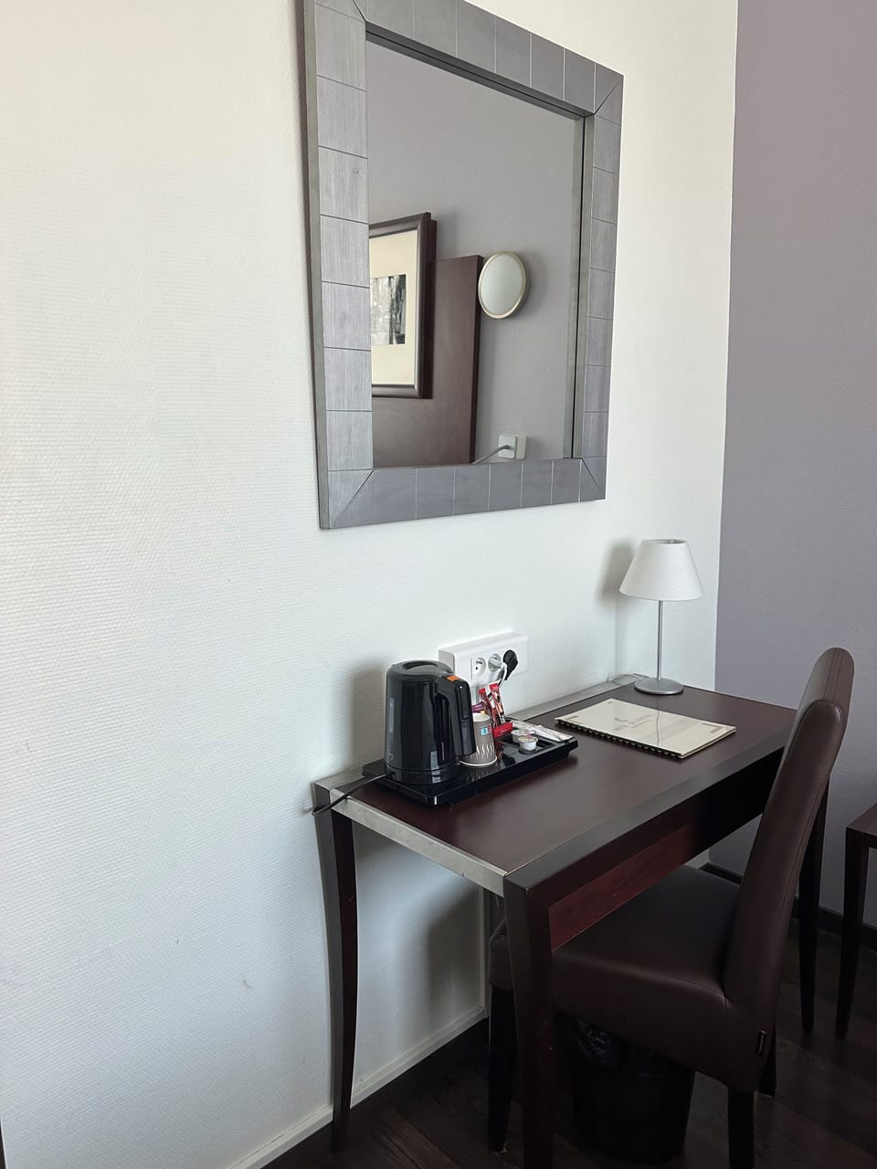 In-room safe, desk, laptop workspace, iron/ironing board