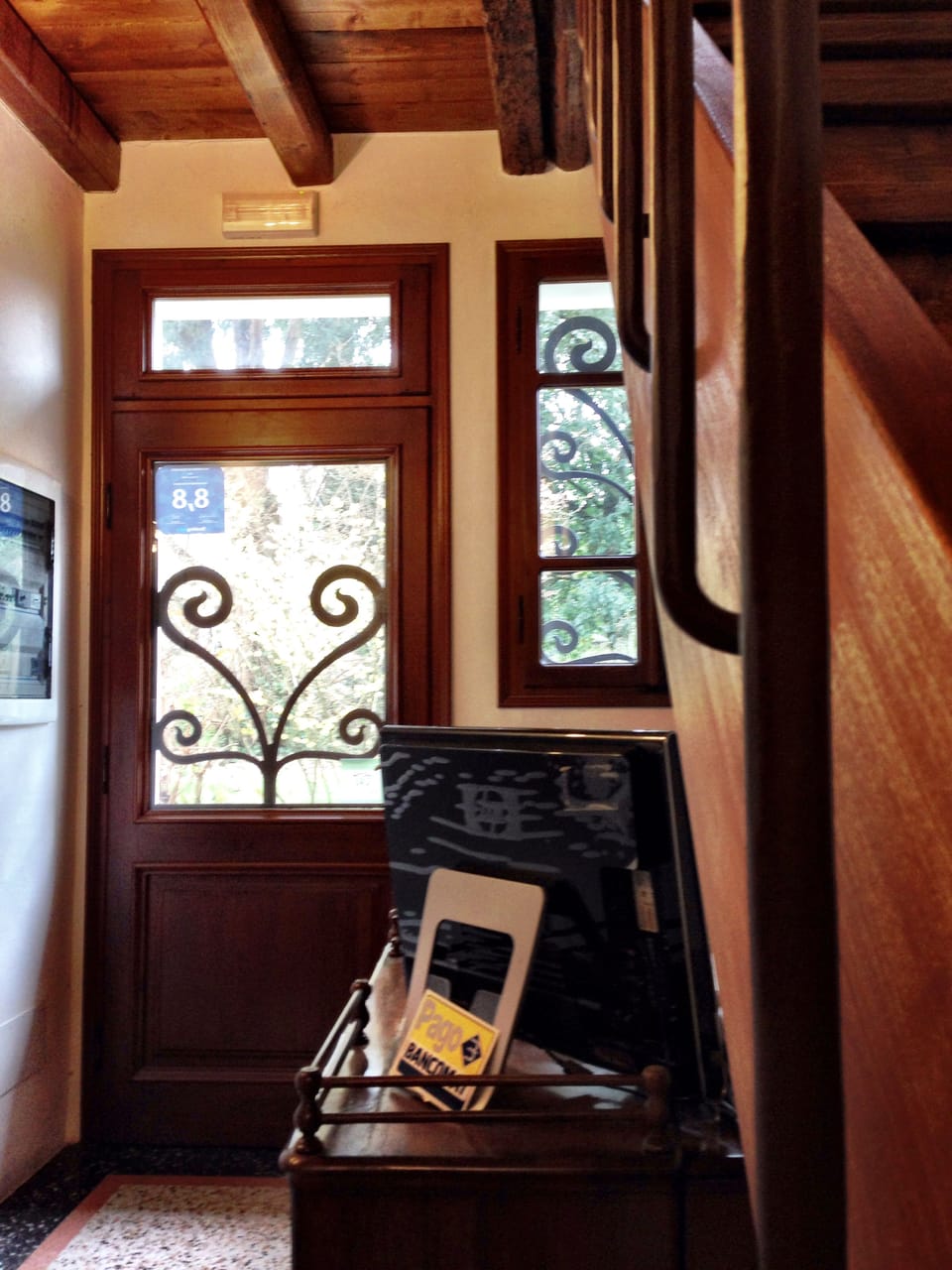 Interior entrance
