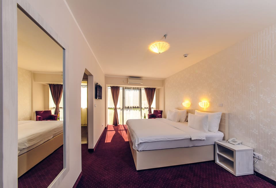 In-room safe, desk, laptop workspace, blackout drapes