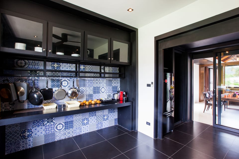 4 Bedroom Private Pool Villa | Private kitchen | Coffee/tea maker, full-size fridge, microwave, stovetop