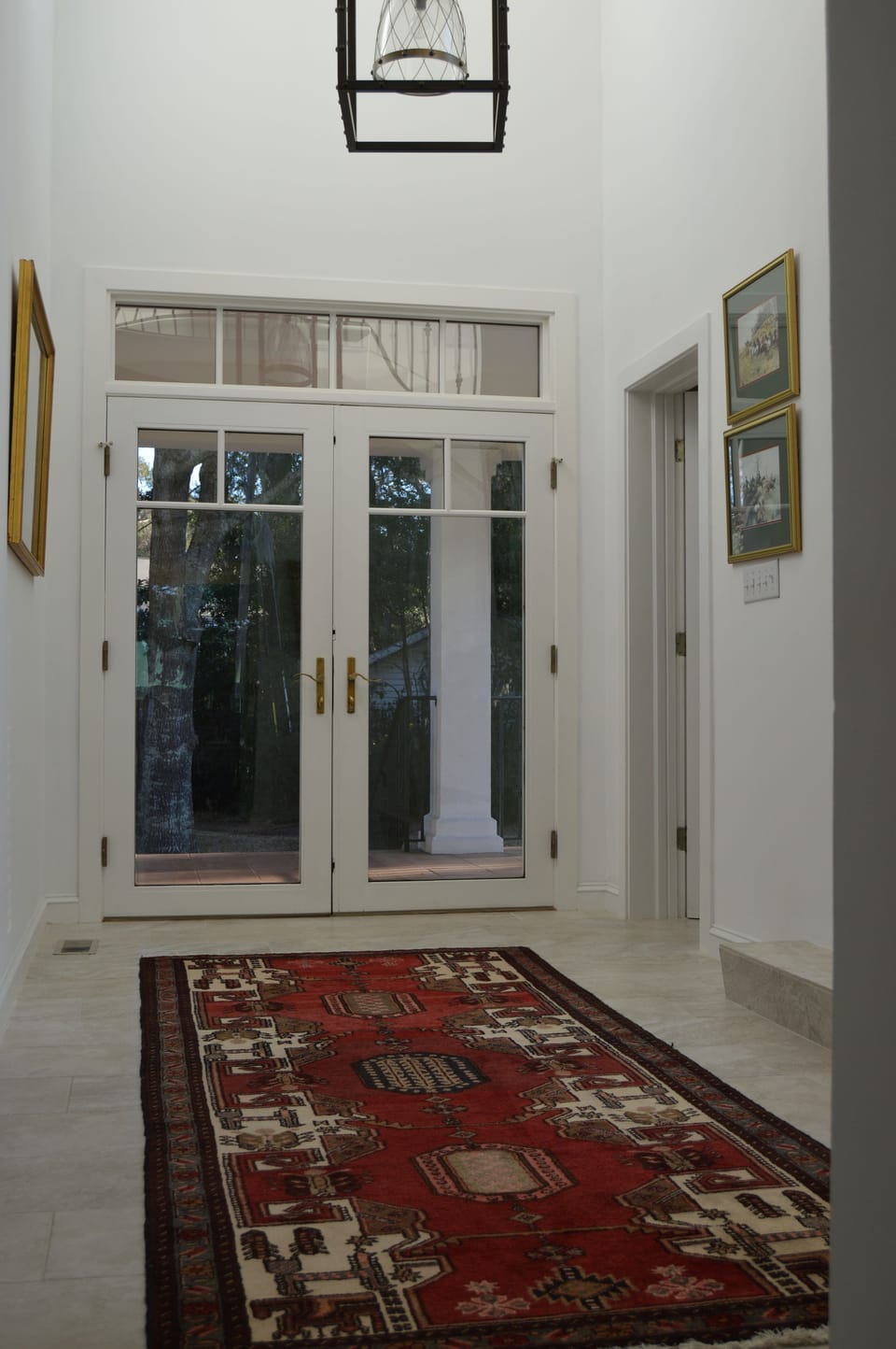 Interior entrance