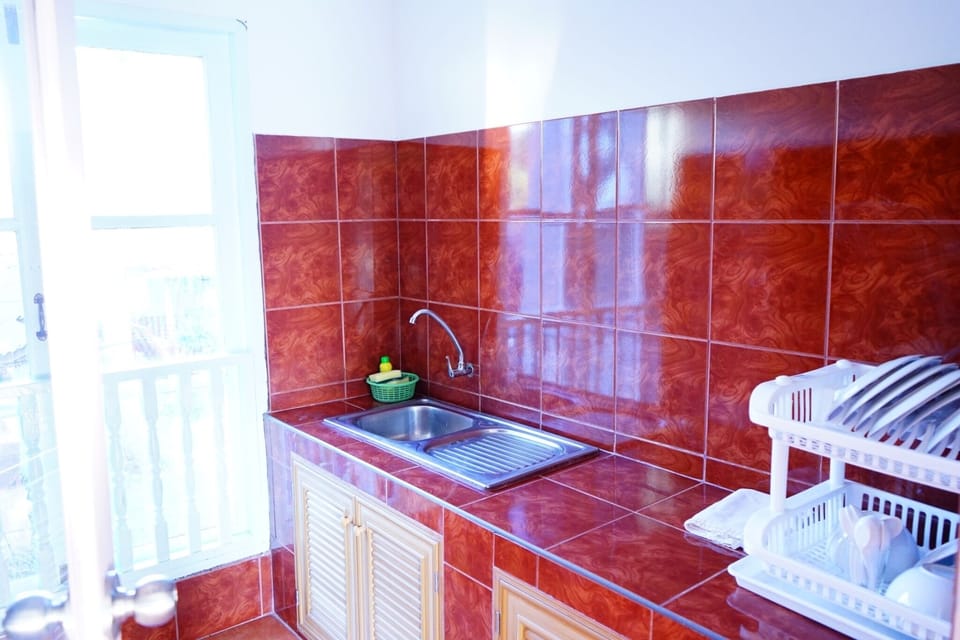 Boutique Villa | Private kitchen | Fridge, electric kettle
