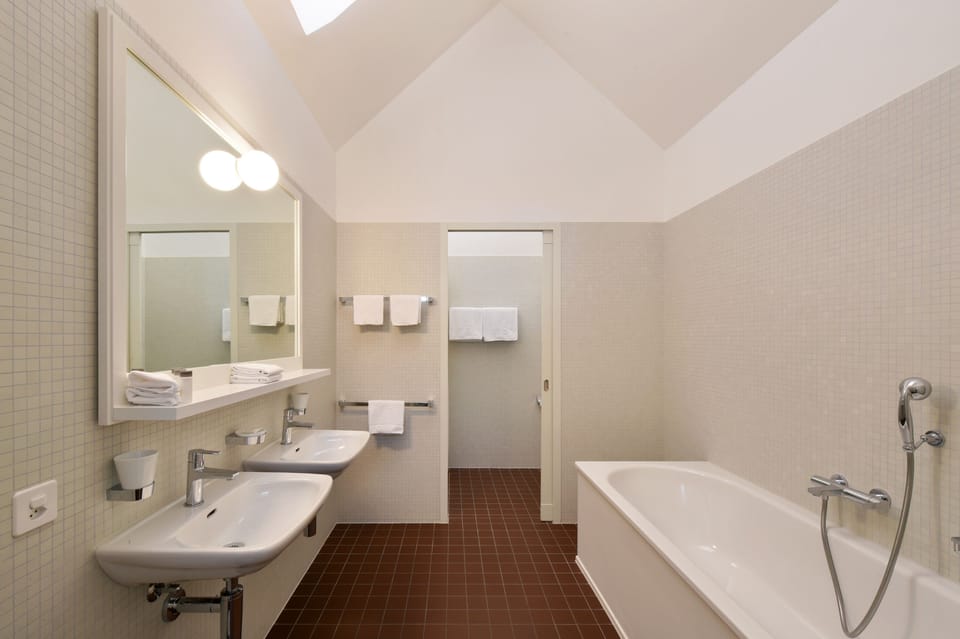 Free toiletries, hair dryer, towels