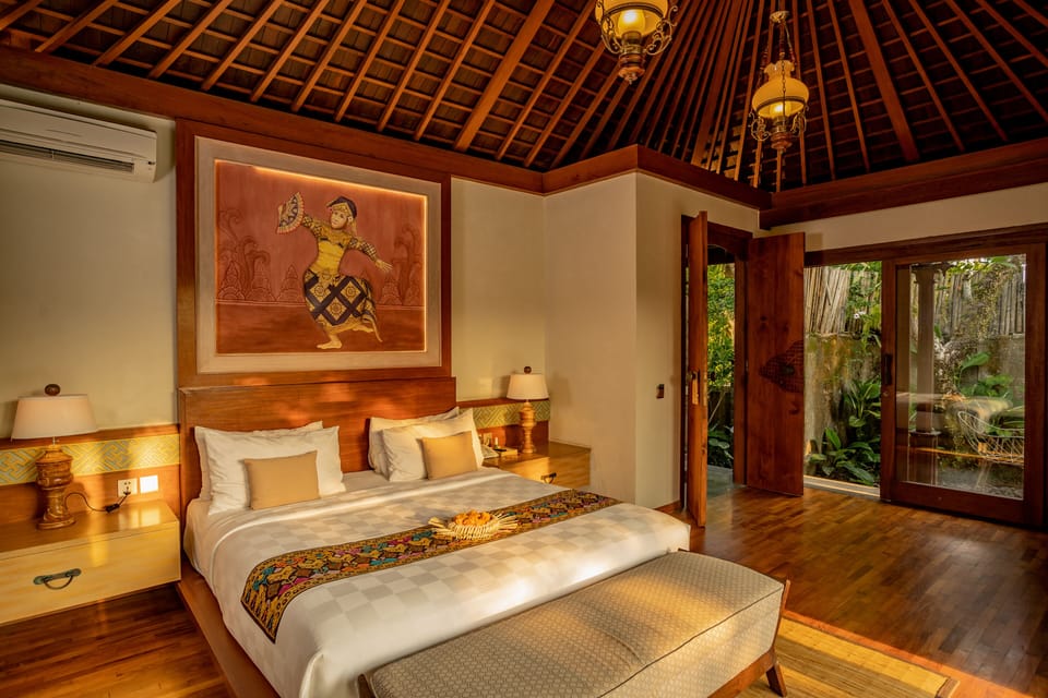 One Bedroom Villa with Garden View | Premium bedding, minibar, in-room safe, desk