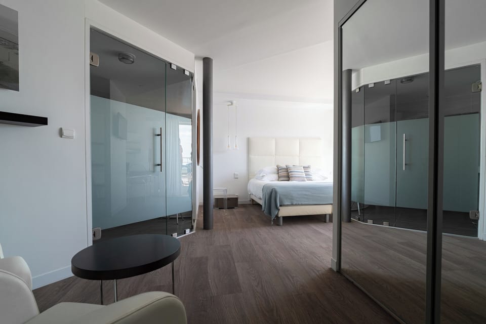 Double or Twin Room, Terrace, Sea View | Premium bedding, minibar, in-room safe, desk