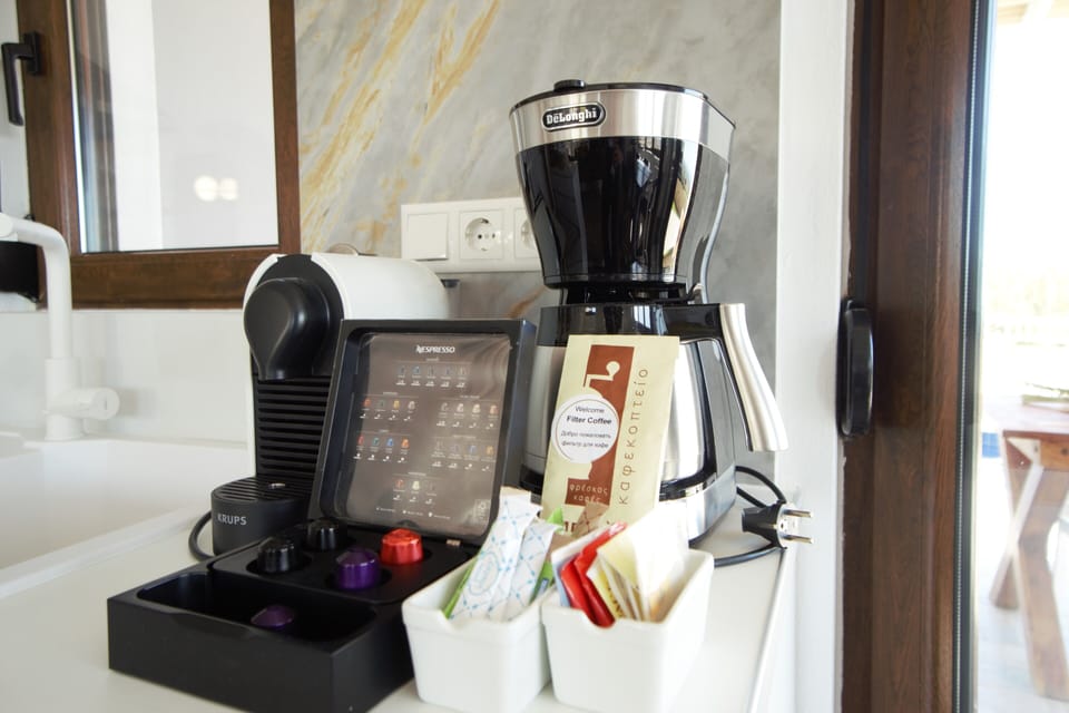 Exclusive Villa, Private Pool, Sea View | Private kitchen | Full-size fridge, microwave, oven, stovetop