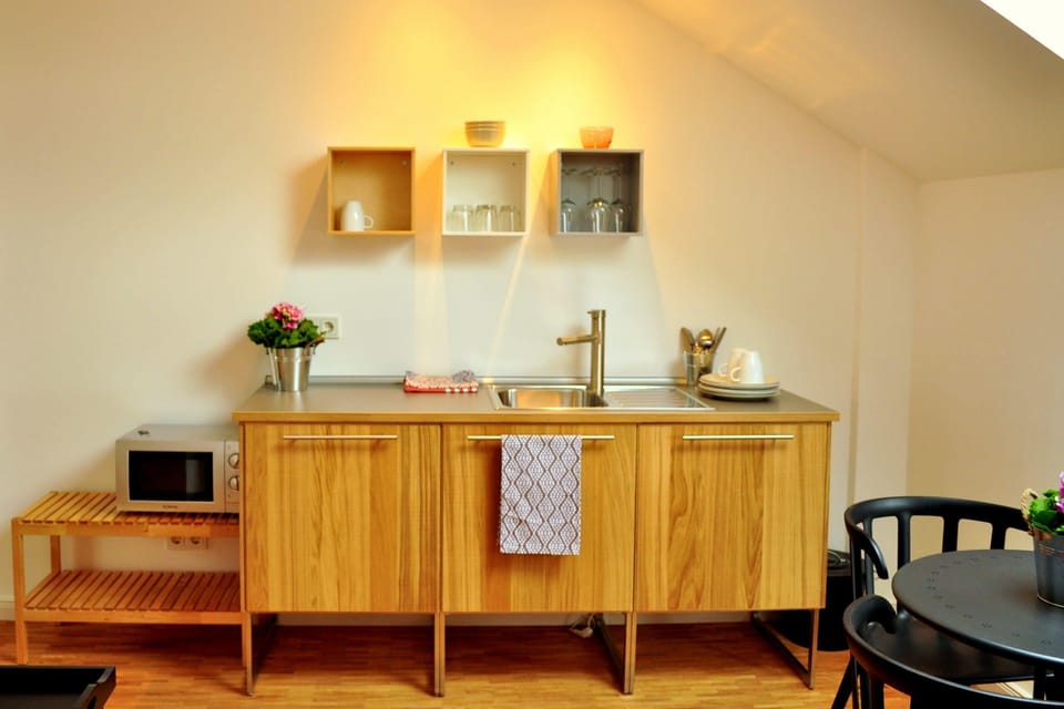 Premium Studio Suite, 1 Bedroom, Kitchenette | Private kitchenette | Electric kettle