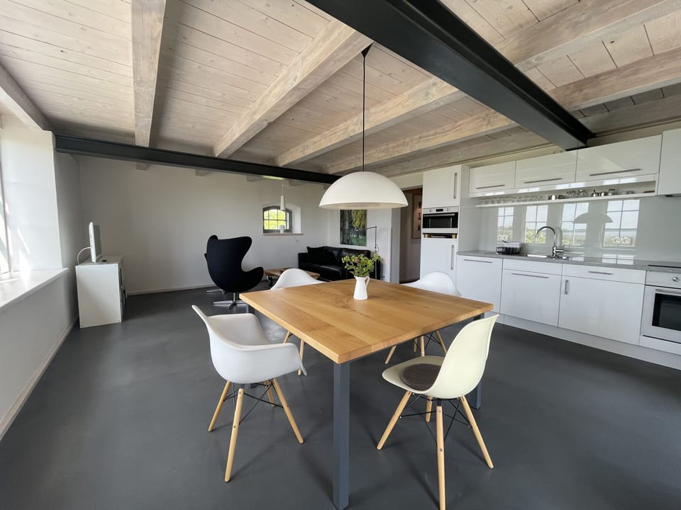 Exclusive Apartment, Private Bathroom, Sea View (Swantewit) | Dining