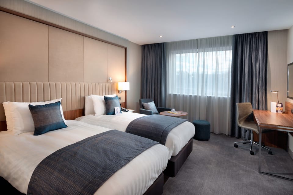 Egyptian cotton sheets, premium bedding, minibar, in-room safe