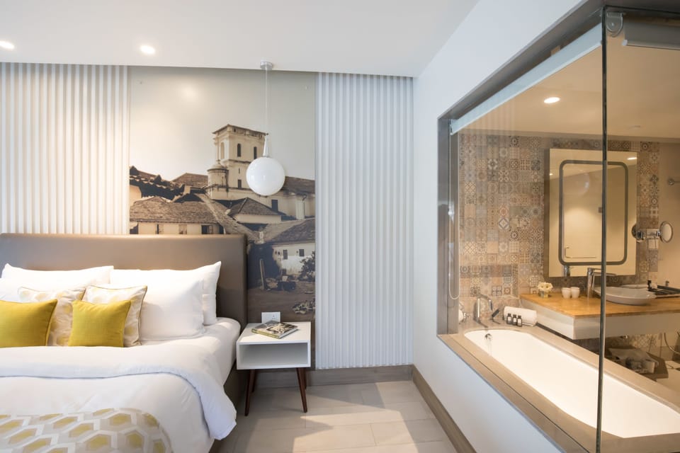 The Corner Suite	 | Bathroom | Shower, free toiletries, bathrobes, slippers