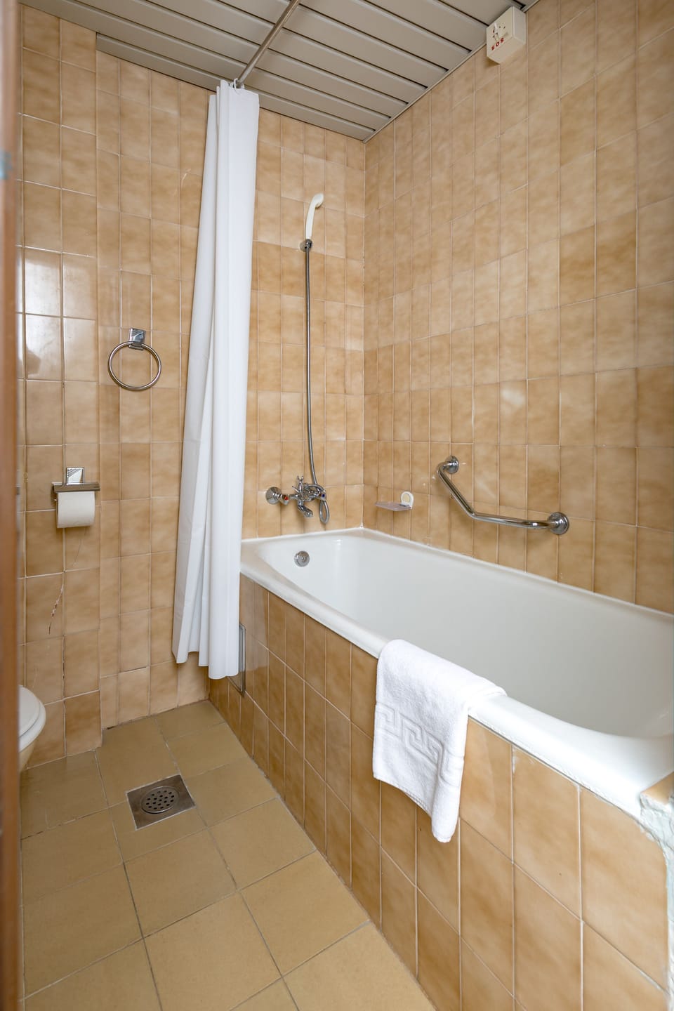 Bathtub, free toiletries, hair dryer, bidet