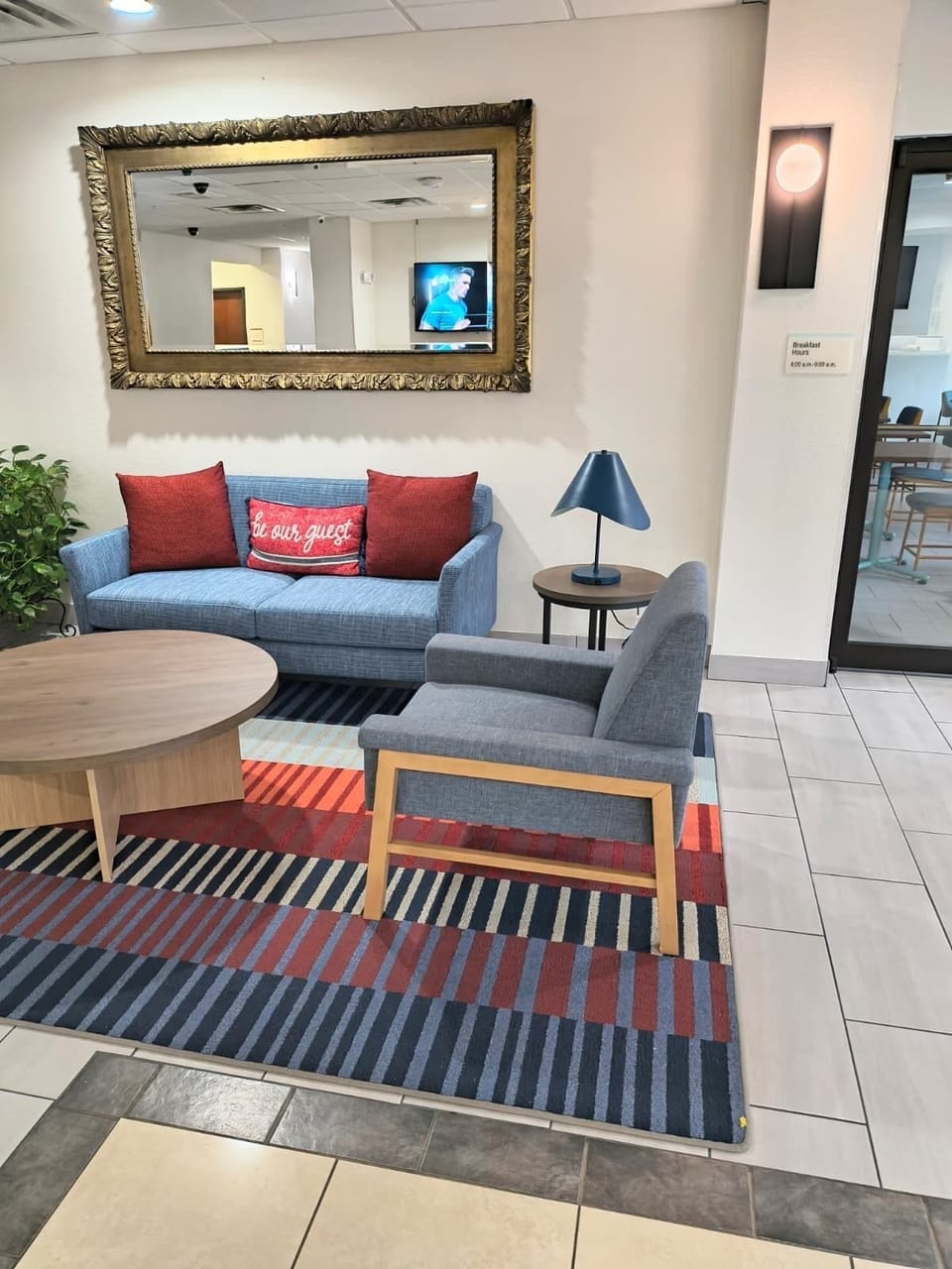Lobby sitting area