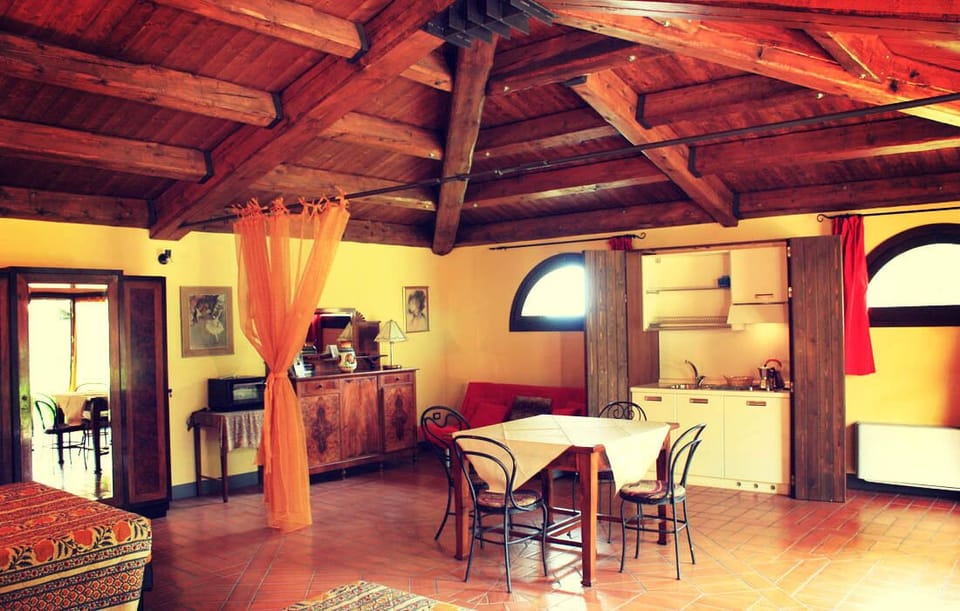 Family Loft (Sala Rossa) | Private kitchen | Mini-fridge, electric kettle, freezer