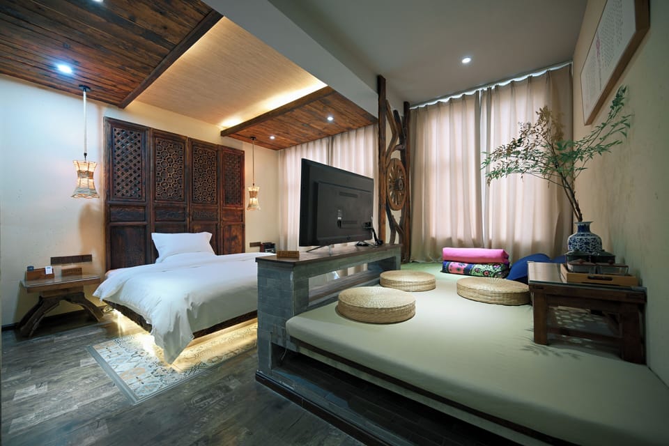 Family Room | Minibar, blackout drapes, soundproofing, iron/ironing board (on request)