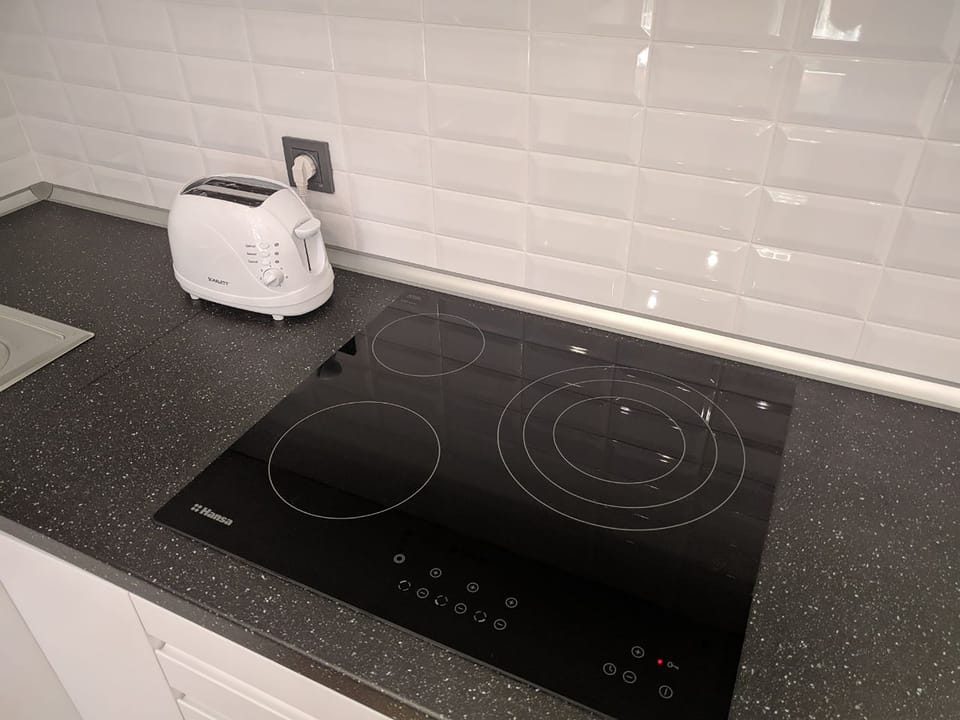 Standard Apartment, 1 Bedroom, Smoking | Private kitchen | Full-size fridge, microwave, stovetop, espresso maker