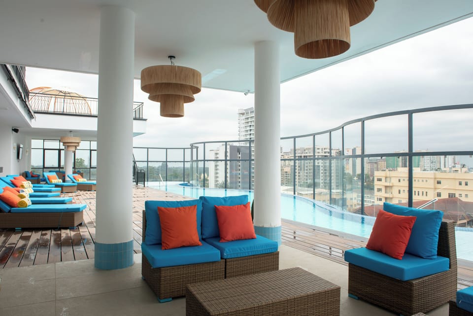Rooftop pool