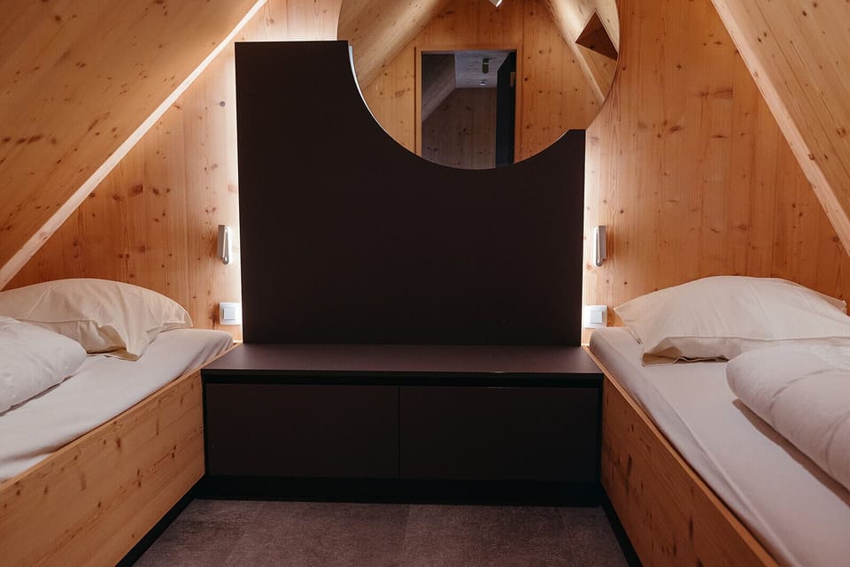Premium Chalet | Blackout drapes, soundproofing, bed sheets