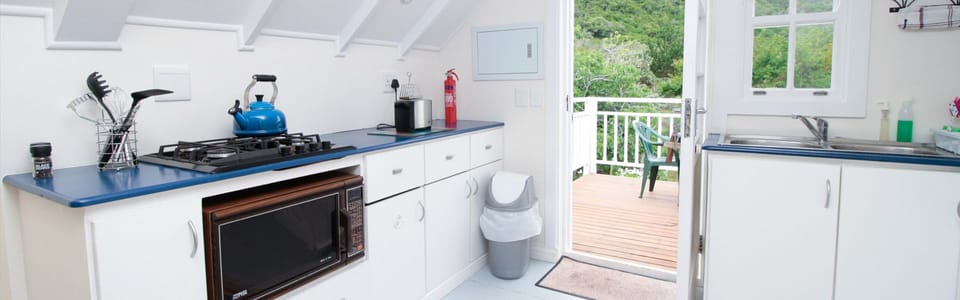 Comfort Apartment, 3 Bedrooms, Mountain View, Annex Building | Private kitchenette | Eco-friendly cleaning products