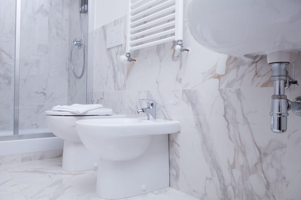 Double Room Single Use | Bathroom | Shower, free toiletries, hair dryer, towels