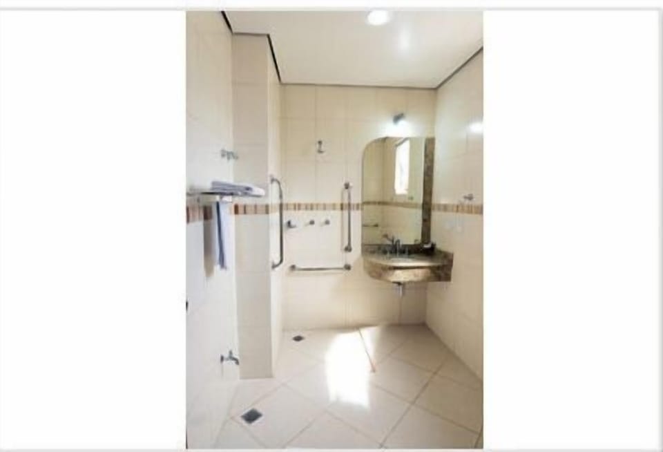 Shower, hair dryer (on request), towels