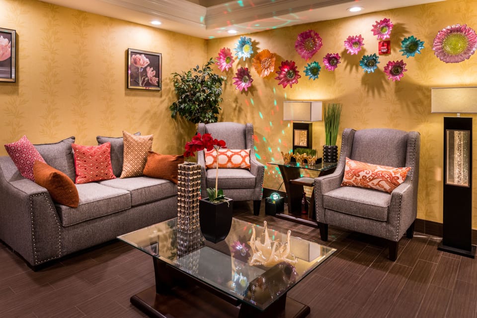 Lobby sitting area